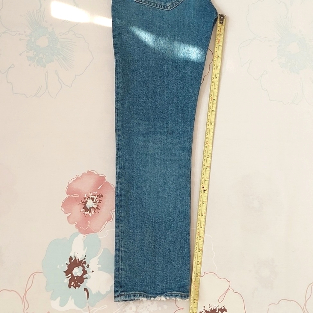 Agolde Riley High Rise Straight Crop Jeans - Picture 12 of 12